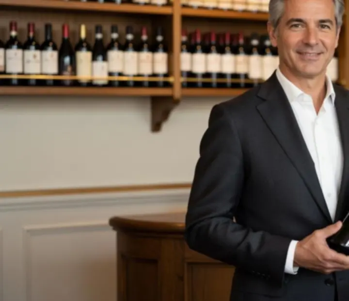 Solvanta sommelier a borospalackok között, elegáns bistro környezetben